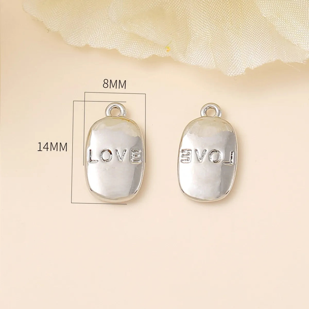 1 Piece Alloy Solid Color Pendant