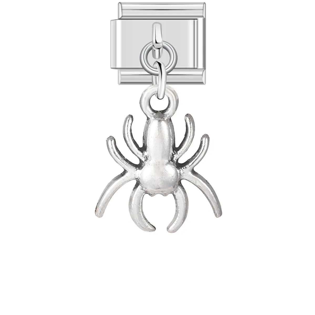 1 Piece Alloy Spider Elephant Italian Charms