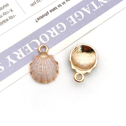 1 Piece Alloy Starfish Conch Shell Pendant