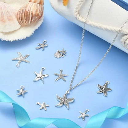 1 Piece Alloy Starfish Pendant