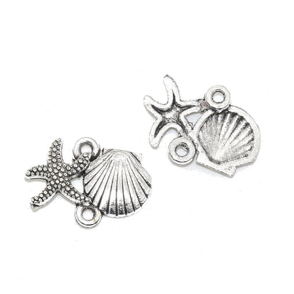 1 Piece Alloy Starfish Pendant