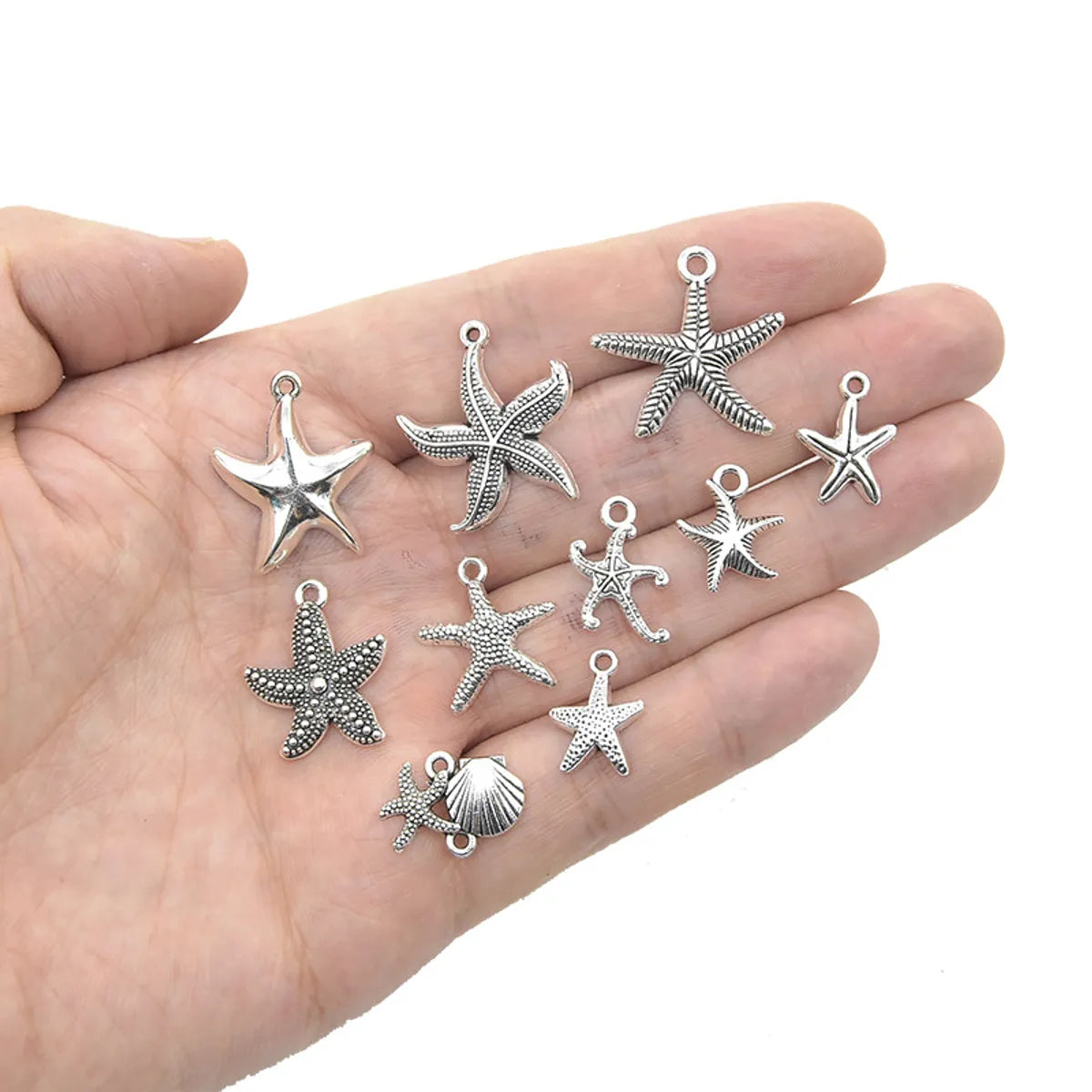 1 Piece Alloy Starfish Pendant