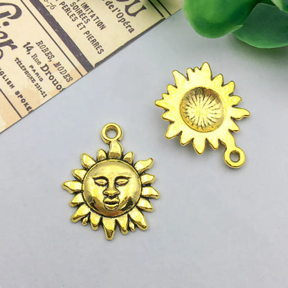 20 Models Per Model 1, 20/Pack Alloy Sun Star Moon Pendant