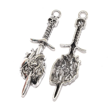 1 Piece Alloy Sword Pendant