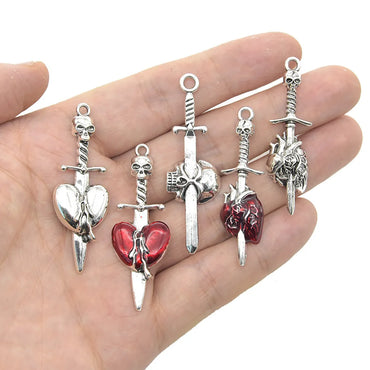 1 Piece Alloy Sword Pendant