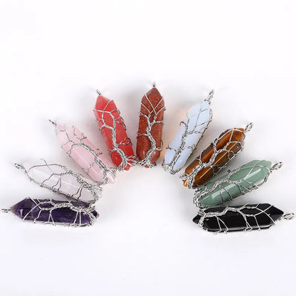 1 Piece Artificial Crystal Life Tree Pendant