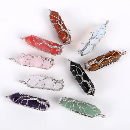 1 Piece Artificial Crystal Life Tree Pendant