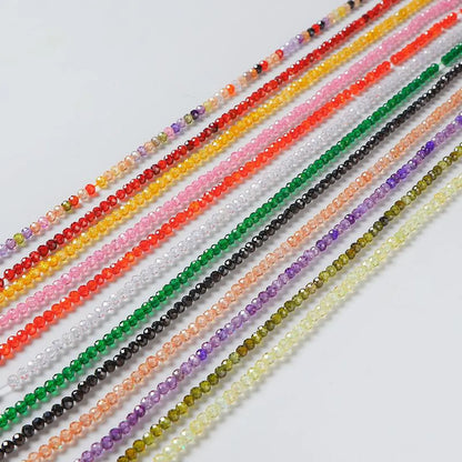 1 Piece Artificial Crystal Round Beads