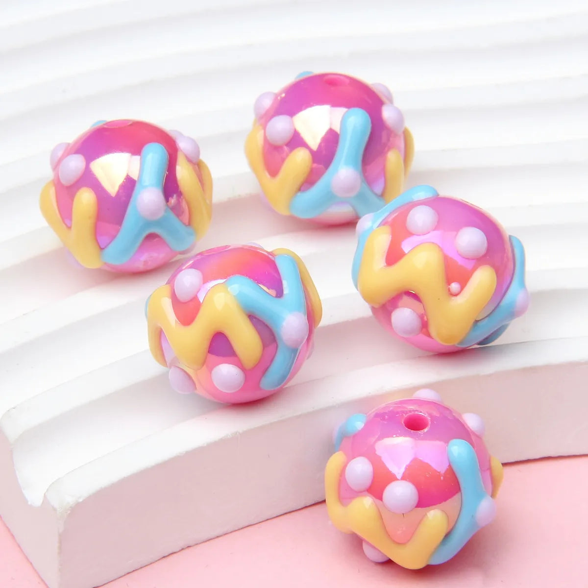 1 Piece Arylic Cartoon Beads