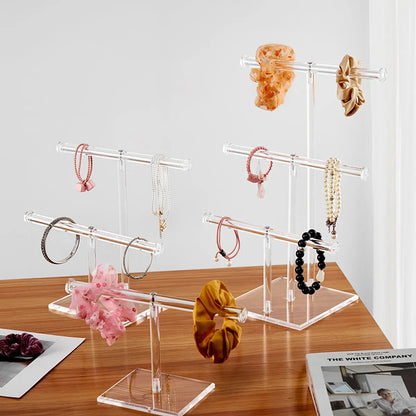 1 Piece Arylic Simple Style Classic Style Solid Color Jewelry Rack