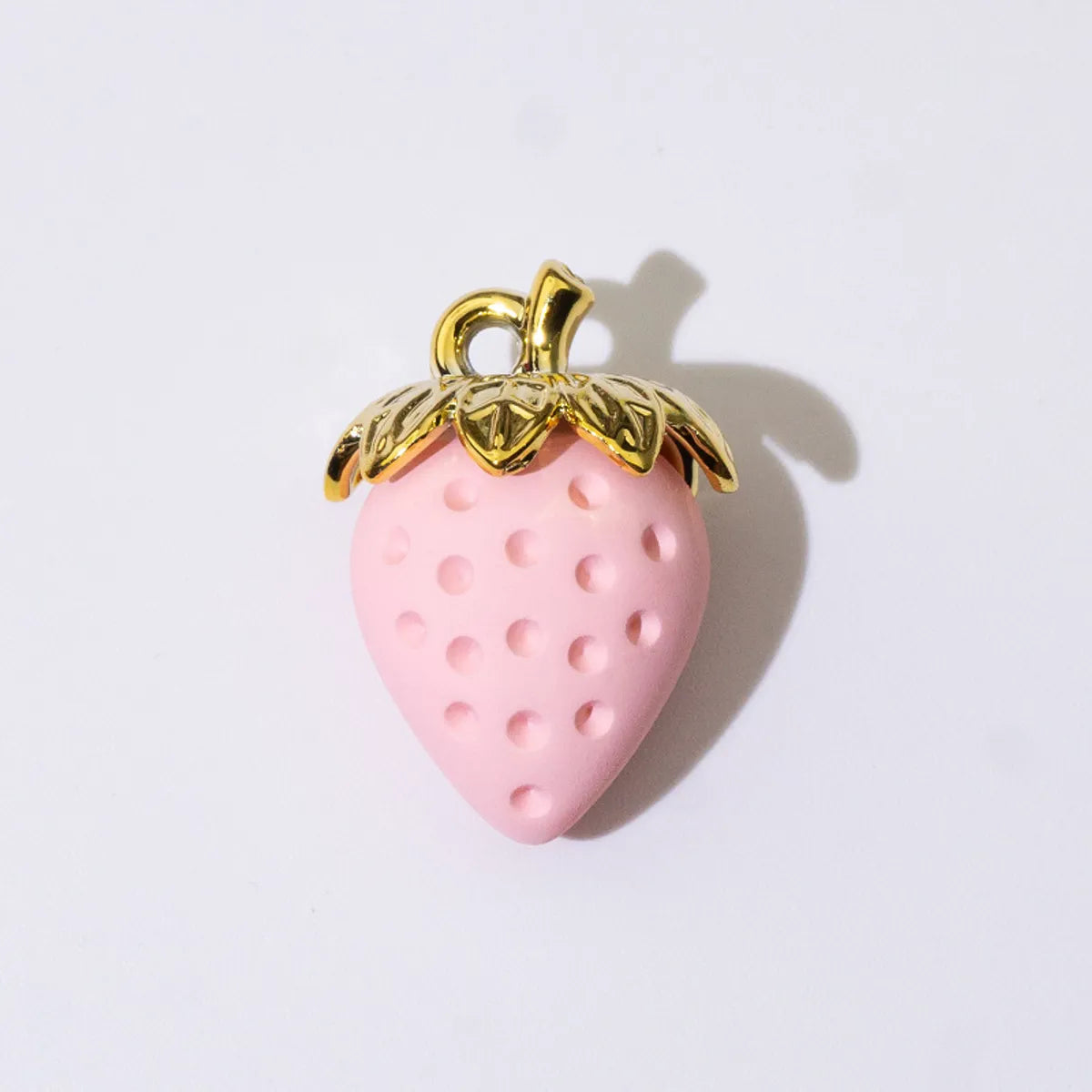 1 Piece Arylic Strawberry Pendant