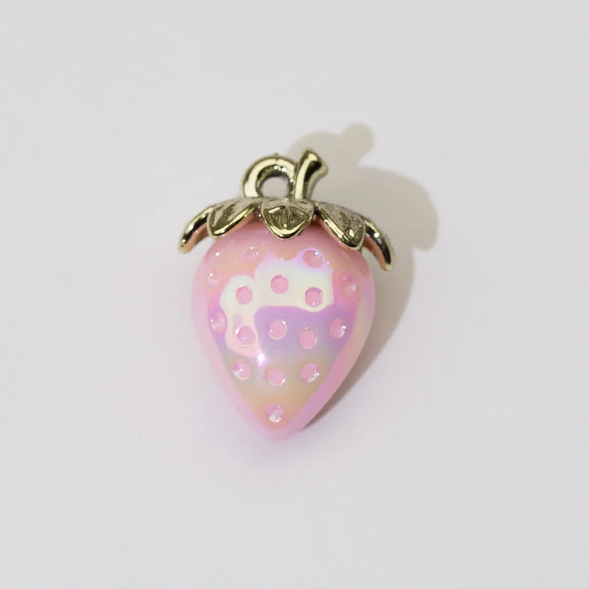 1 Piece Arylic Strawberry Pendant