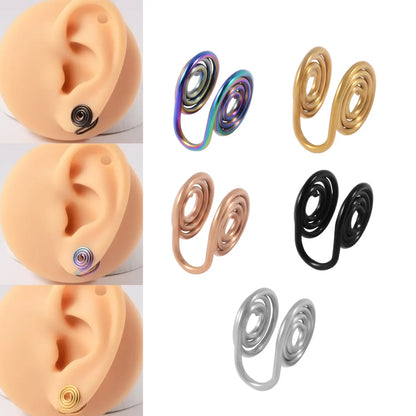 1 Piece Basic Simple Style Classic Style Irregular 304 Stainless Steel 18K Gold Plated Ear Cuffs