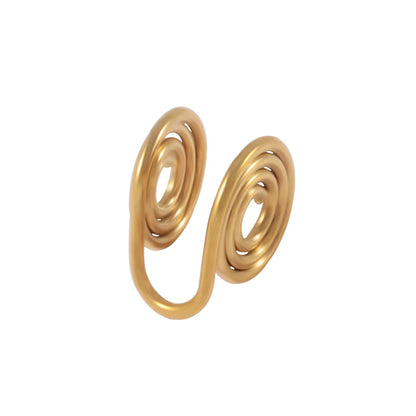 1 Piece Basic Simple Style Classic Style Irregular 304 Stainless Steel 18K Gold Plated Ear Cuffs