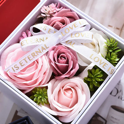 New Creative Double Layer Rotating  Gift Box