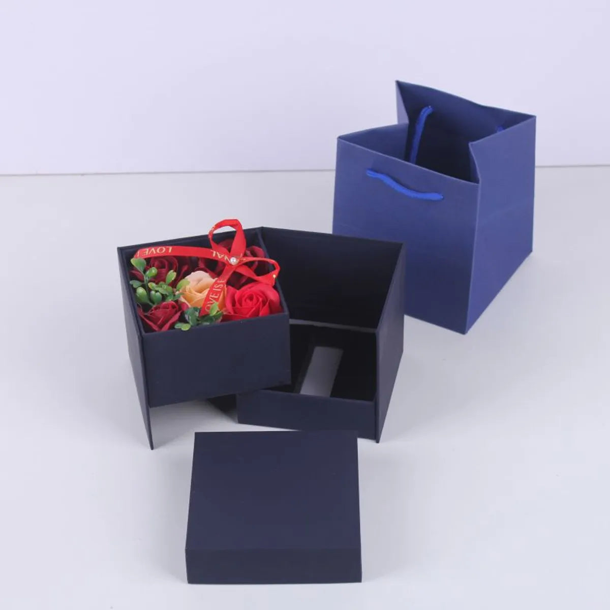 New Creative Double Layer Rotating  Gift Box