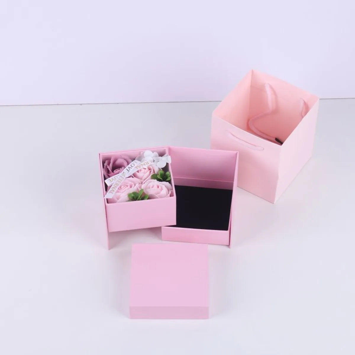 New Creative Double Layer Rotating  Gift Box