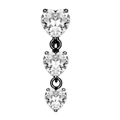 1 Piece Belly Rings Simple Style Geometric 316 Stainless Steel  Copper Inlay Zircon