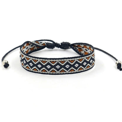 1 Piece Bohemian Printing Polyester Handmade Unisex Bracelets