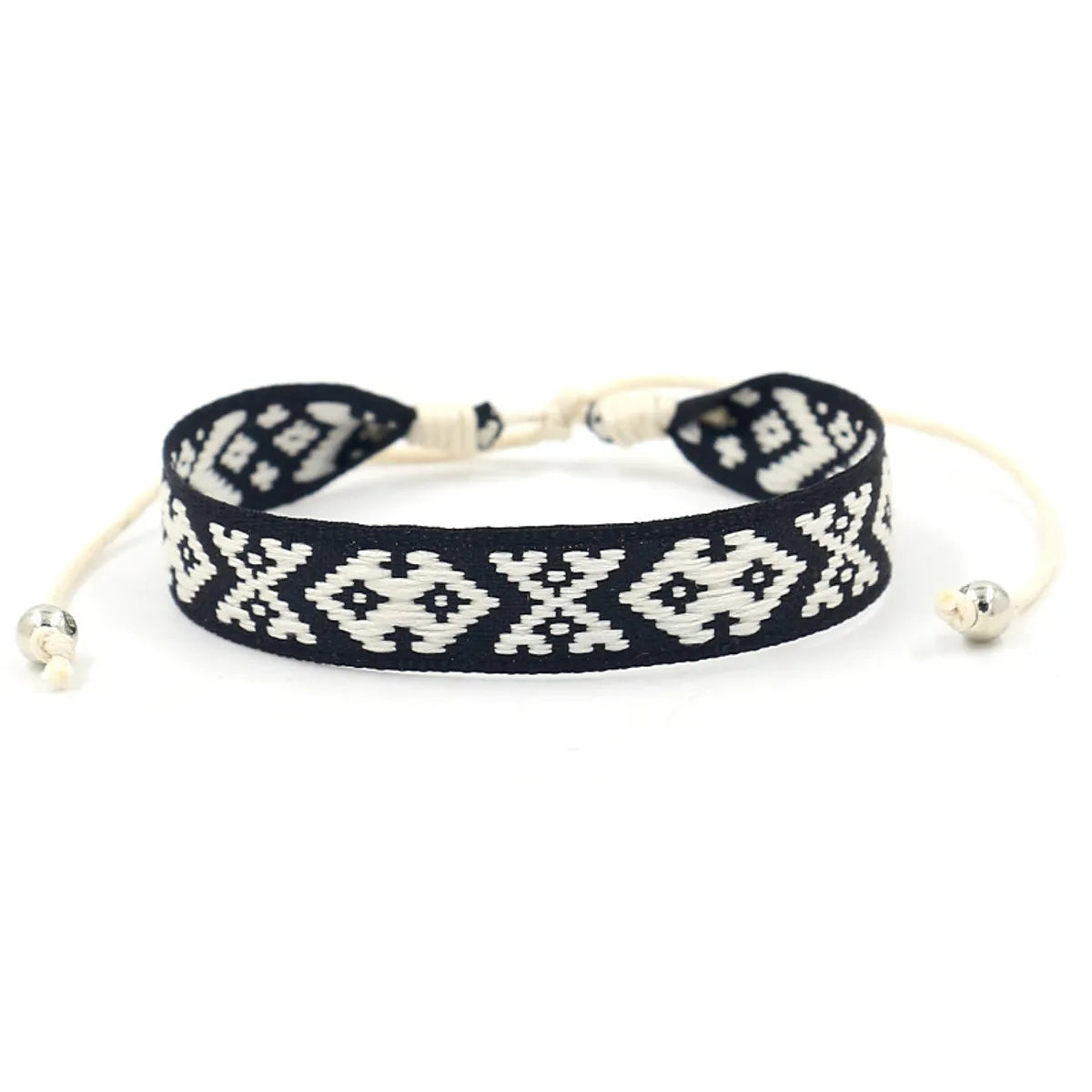 1 Piece Bohemian Printing Polyester Handmade Unisex Bracelets