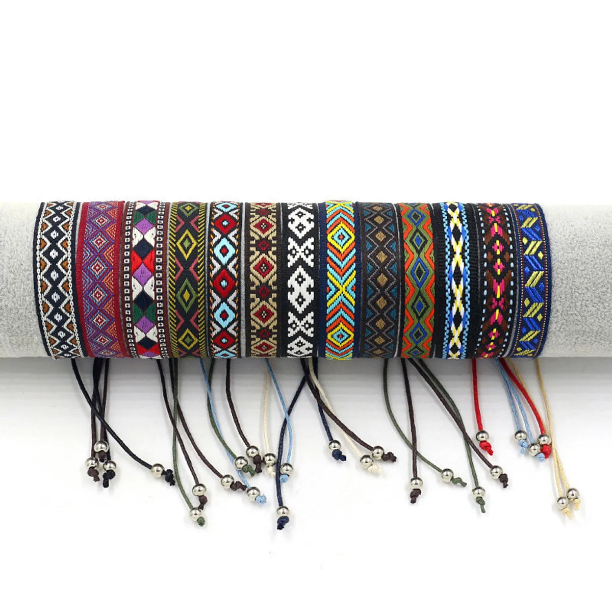 1 Piece Bohemian Printing Polyester Handmade Unisex Bracelets