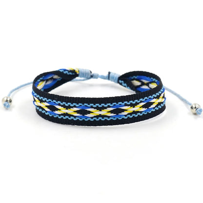 1 Piece Bohemian Printing Polyester Handmade Unisex Bracelets