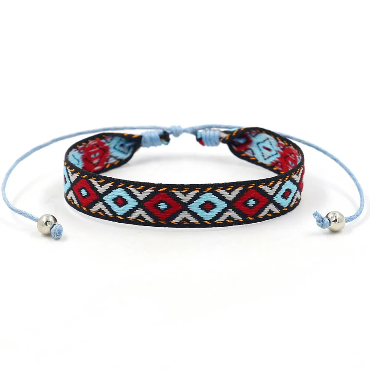 1 Piece Bohemian Printing Polyester Handmade Unisex Bracelets