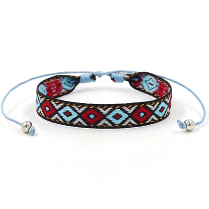 1 Piece Bohemian Printing Polyester Handmade Unisex Bracelets