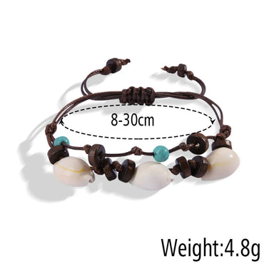 1 Piece Bohemian Shell Wood Shell Unisex Bracelets