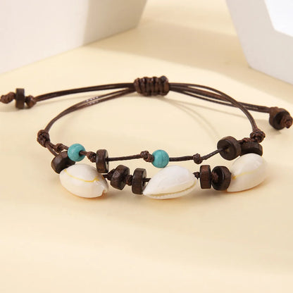 1 Piece Bohemian Shell Wood Shell Unisex Bracelets