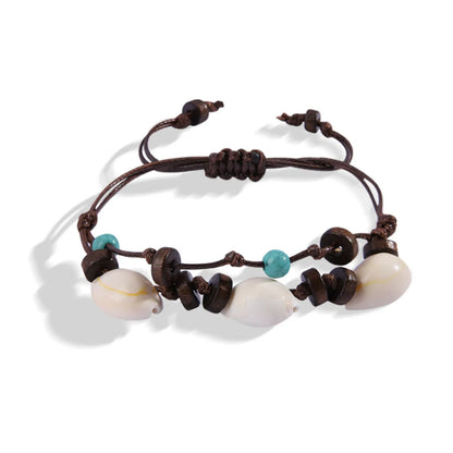 1 Piece Bohemian Shell Wood Shell Unisex Bracelets