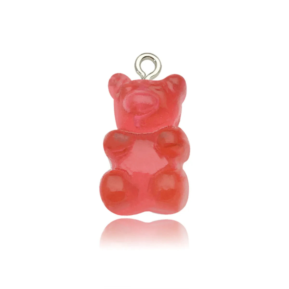 1 Piece Cartoon Style Cute Bear Alloy Resin Plating Pendant Jewelry Accessories