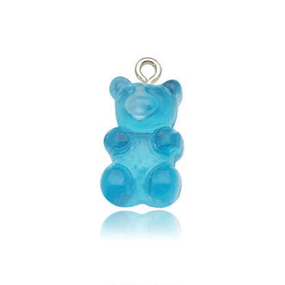 1 Piece Cartoon Style Cute Bear Alloy Resin Plating Pendant Jewelry Accessories