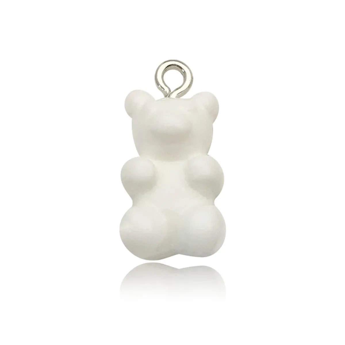 1 Piece Cartoon Style Cute Bear Alloy Resin Plating Pendant Jewelry Accessories