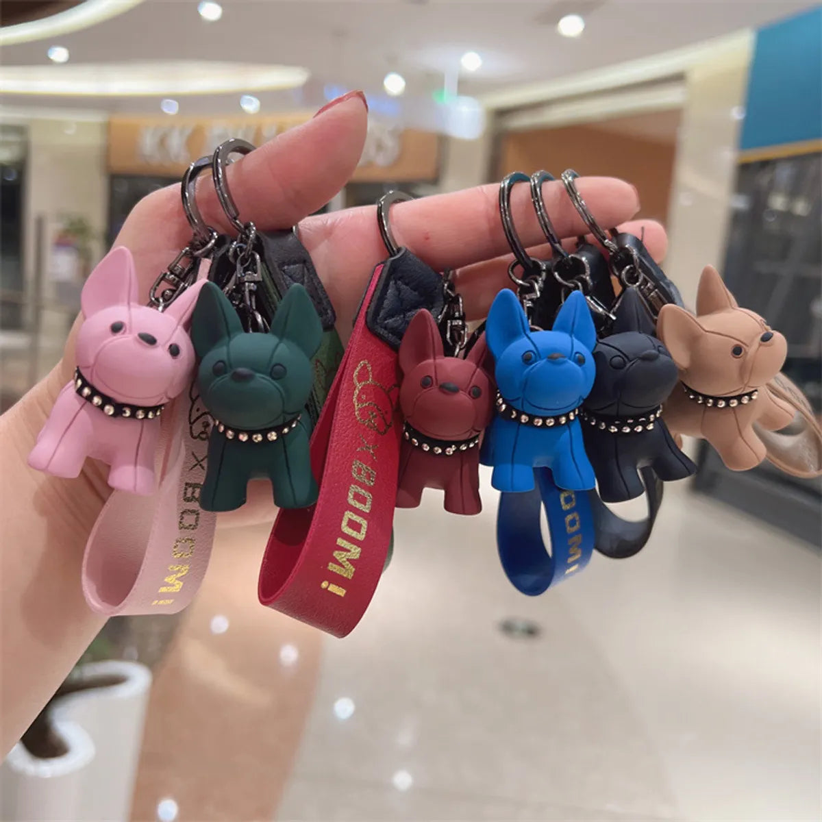 1 Piece Cartoon Style Dog Rubber Unisex Bag Pendant Keychain