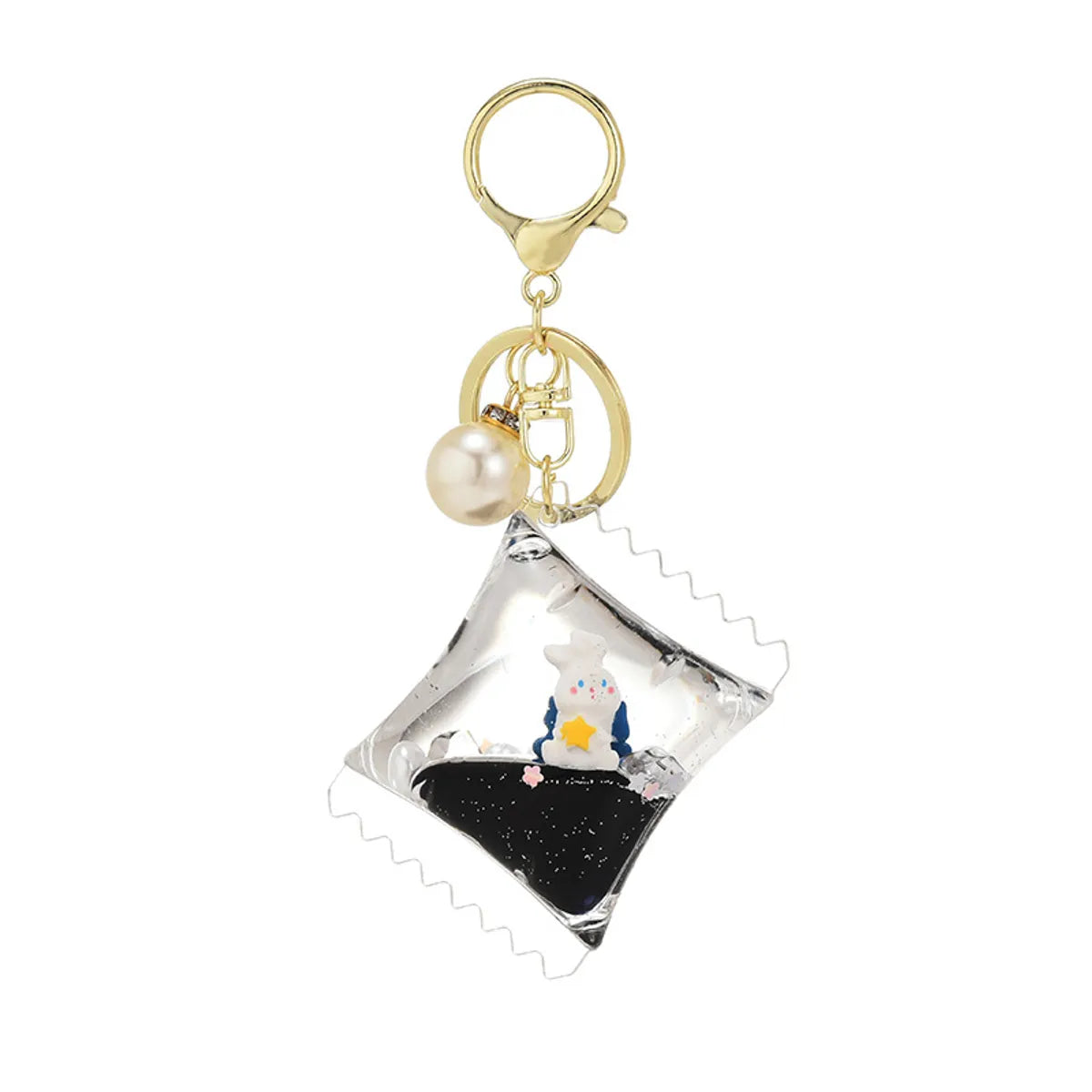 1 Piece Cartoon Style Moon Arylic Unisex Bag Pendant Keychain