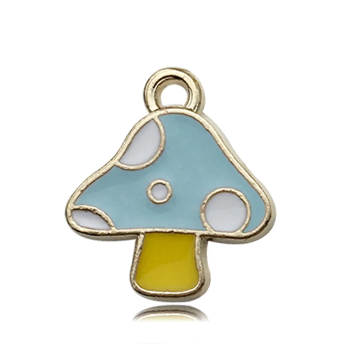 1 Piece Cartoon Style Mushroom Alloy Enamel Plating Pendant Jewelry Accessories