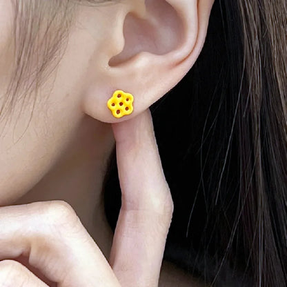 1 Piece Cartoon Style Star Heart Shape Bow Knot Alloy Ear Studs