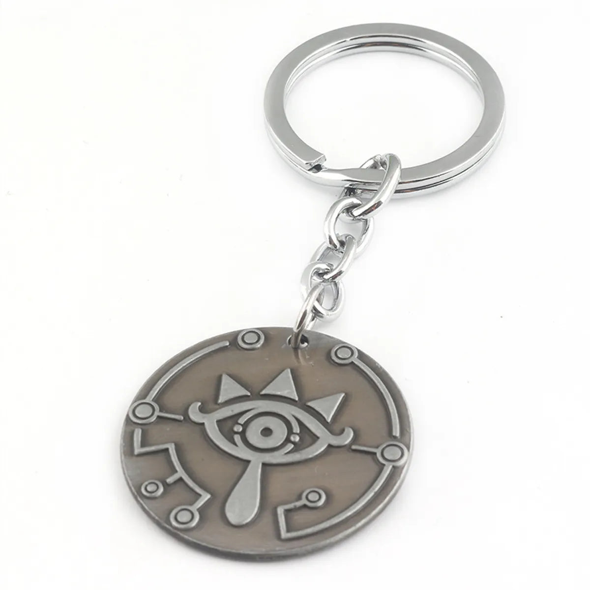 1 Piece Cartoon Style Triangle Devil'S Eye Owl Alloy Unisex Keychain Necklace