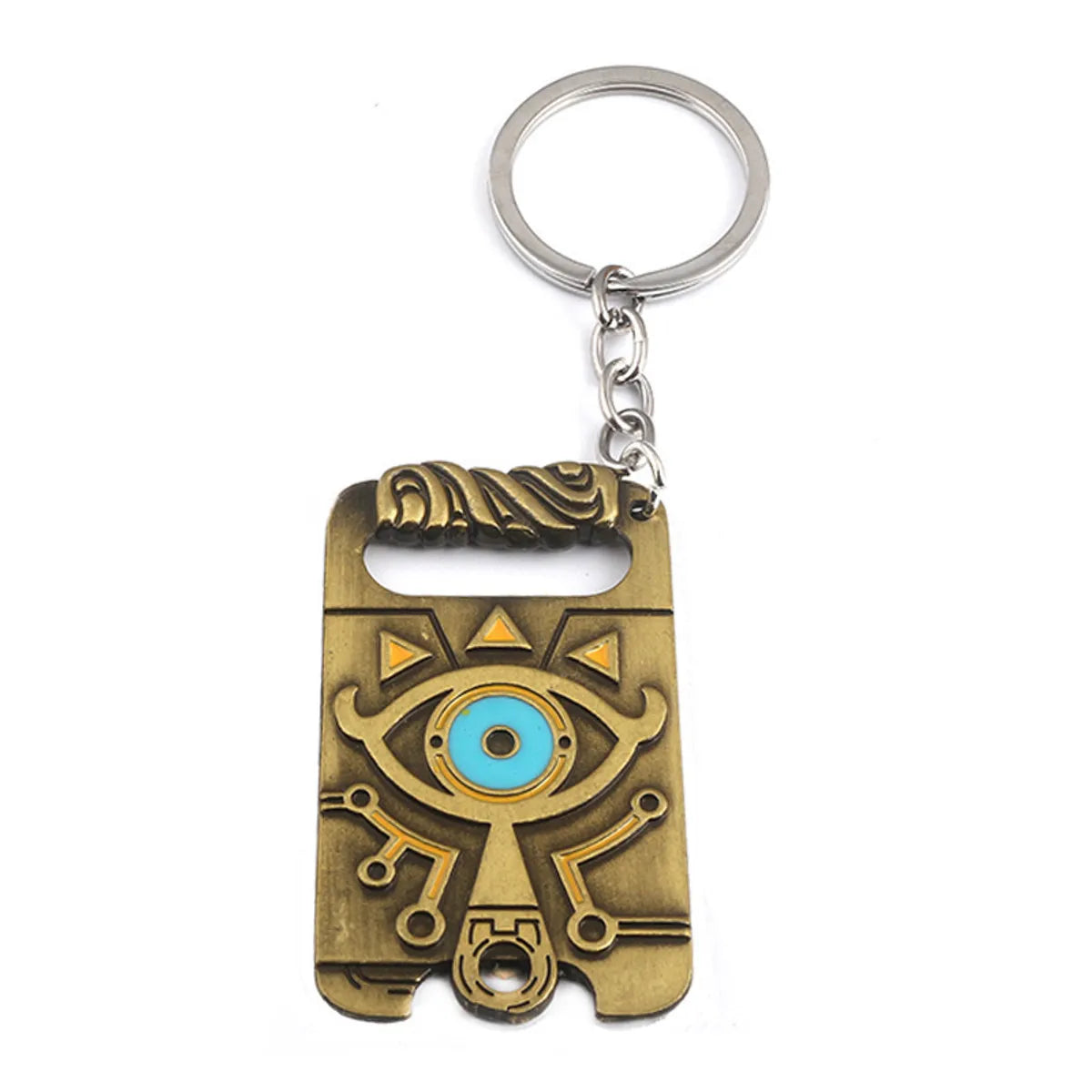 1 Piece Cartoon Style Triangle Devil'S Eye Owl Alloy Unisex Keychain Necklace