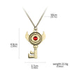 1 Piece Cartoon Style Triangle Devil'S Eye Owl Alloy Unisex Keychain Necklace