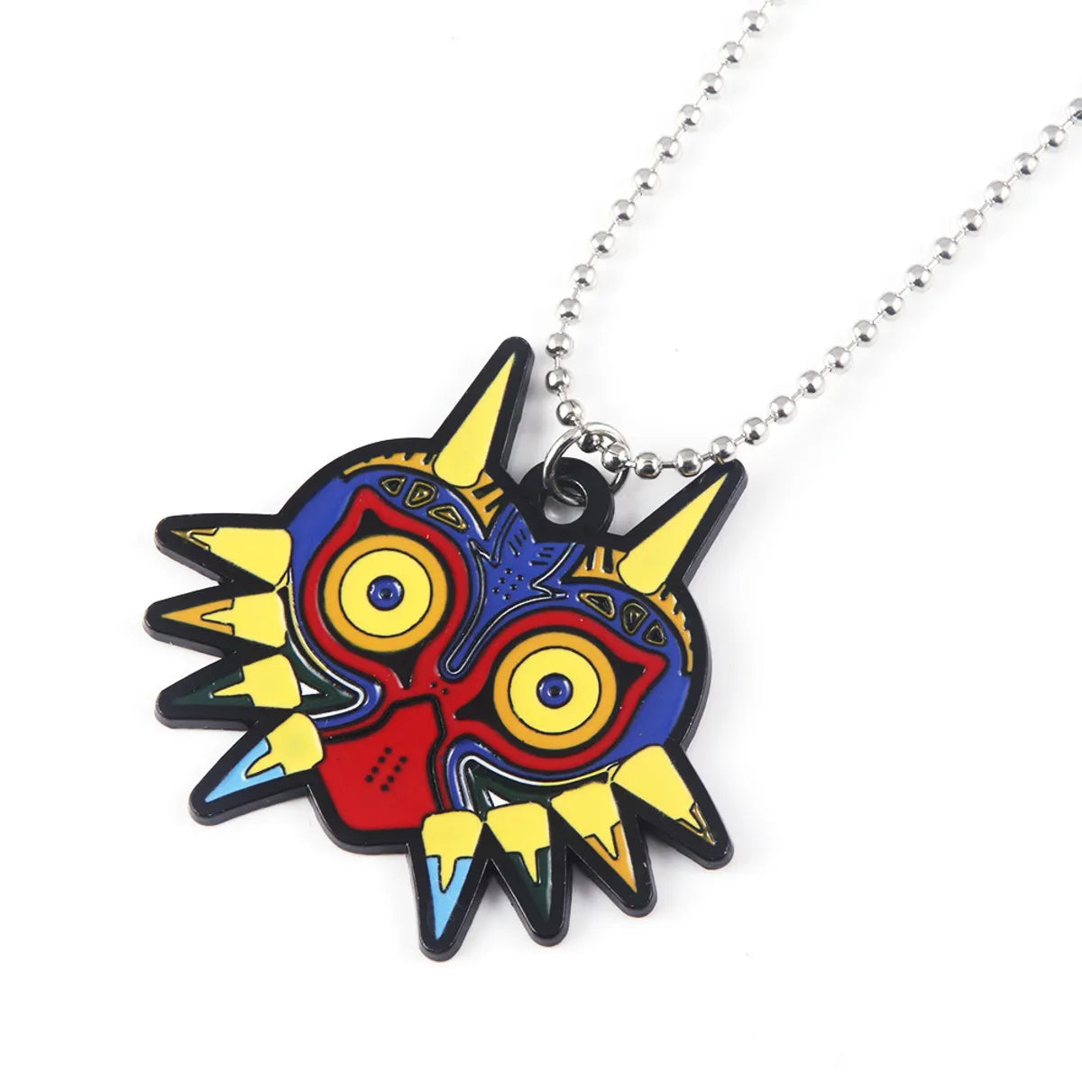 1 Piece Cartoon Style Triangle Devil'S Eye Owl Alloy Unisex Keychain Necklace