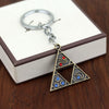 1 Piece Cartoon Style Triangle Devil'S Eye Owl Alloy Unisex Keychain Necklace