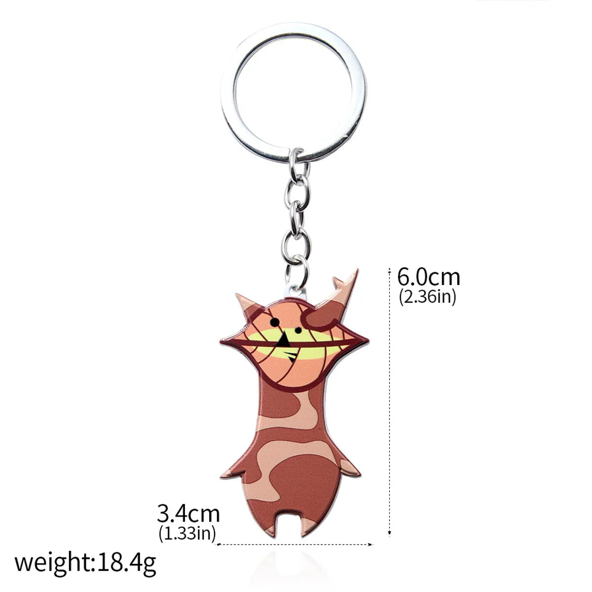 1 Piece Cartoon Style Triangle Devil'S Eye Owl Alloy Unisex Keychain Necklace