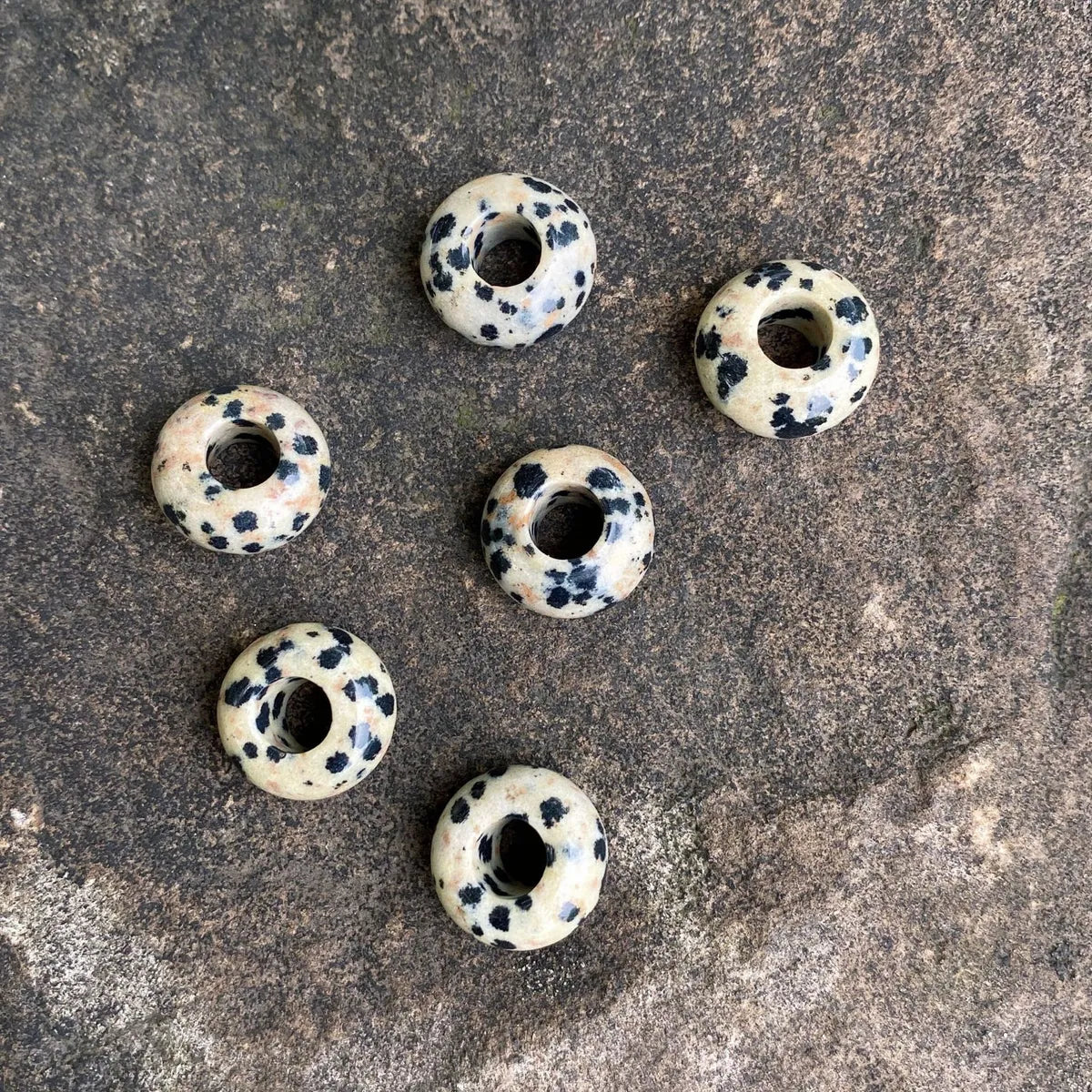 1 Piece Natural Stone Geometric Polished Beads