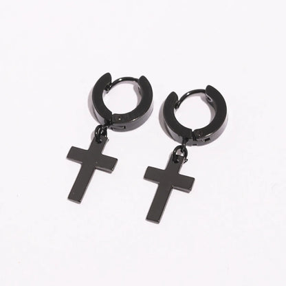 1 Piece Casual Geometric Plating Stainless Steel Earrings