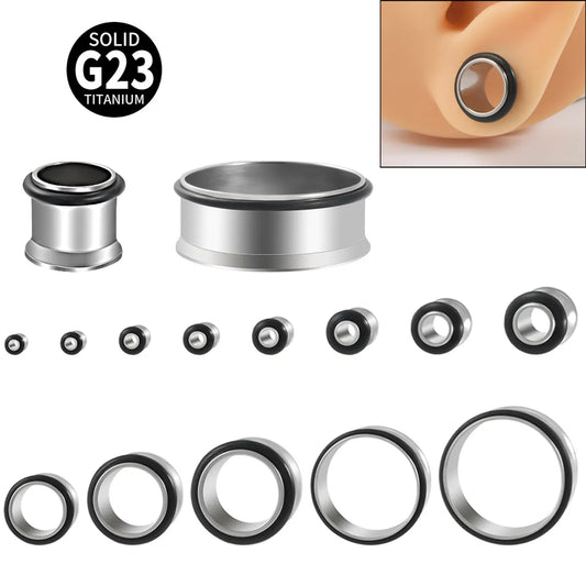 1 Piece Casual Hip-Hop Simple Style Round Polishing Pure Titanium Ear Studs