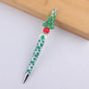 1 Piece Christmas Tree Santa Claus Snowflake Christmas Daily Christmas Mixed Materials Cartoon Style Cute Ballpoint Pen