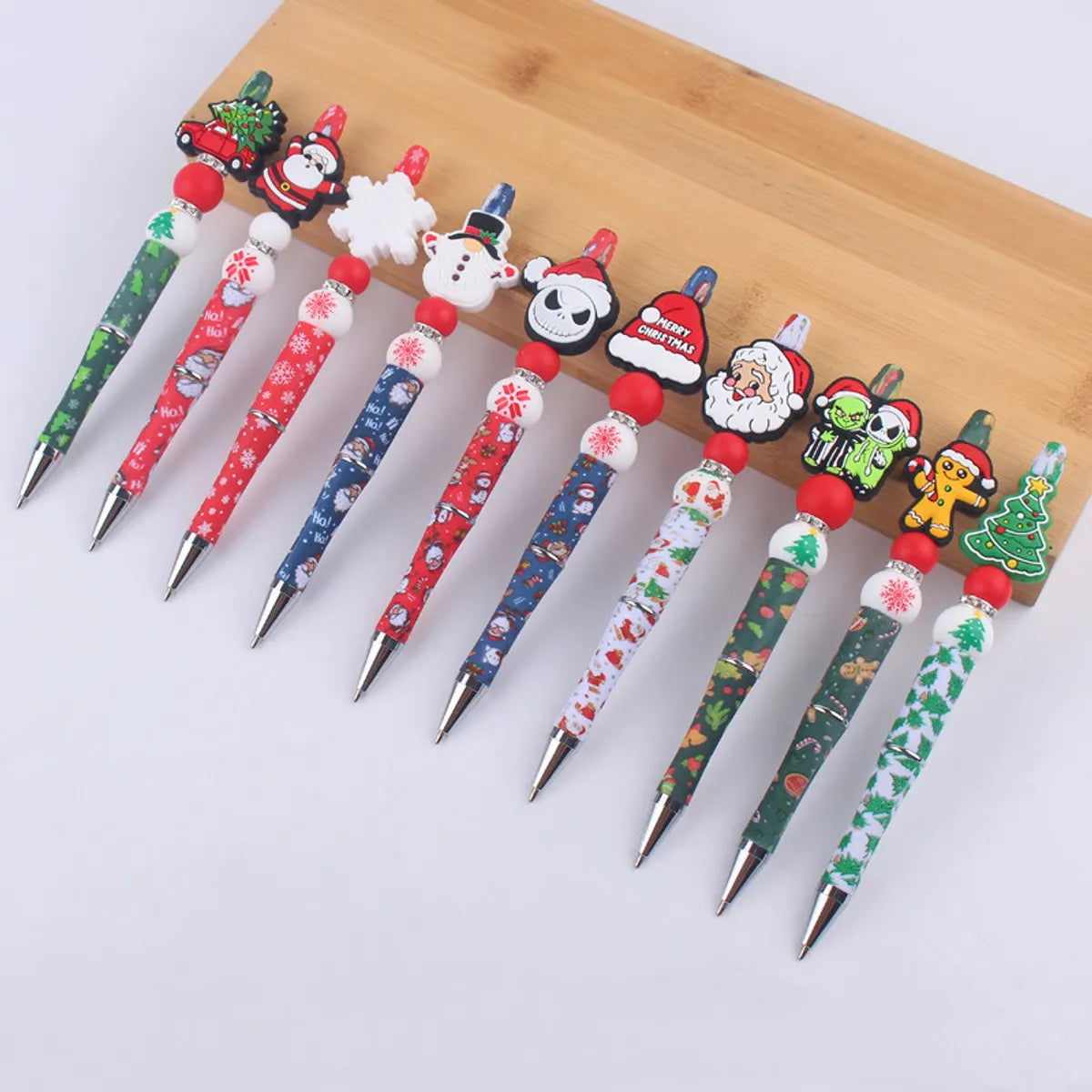 1 Piece Christmas Tree Santa Claus Snowflake Christmas Daily Christmas Mixed Materials Cartoon Style Cute Ballpoint Pen