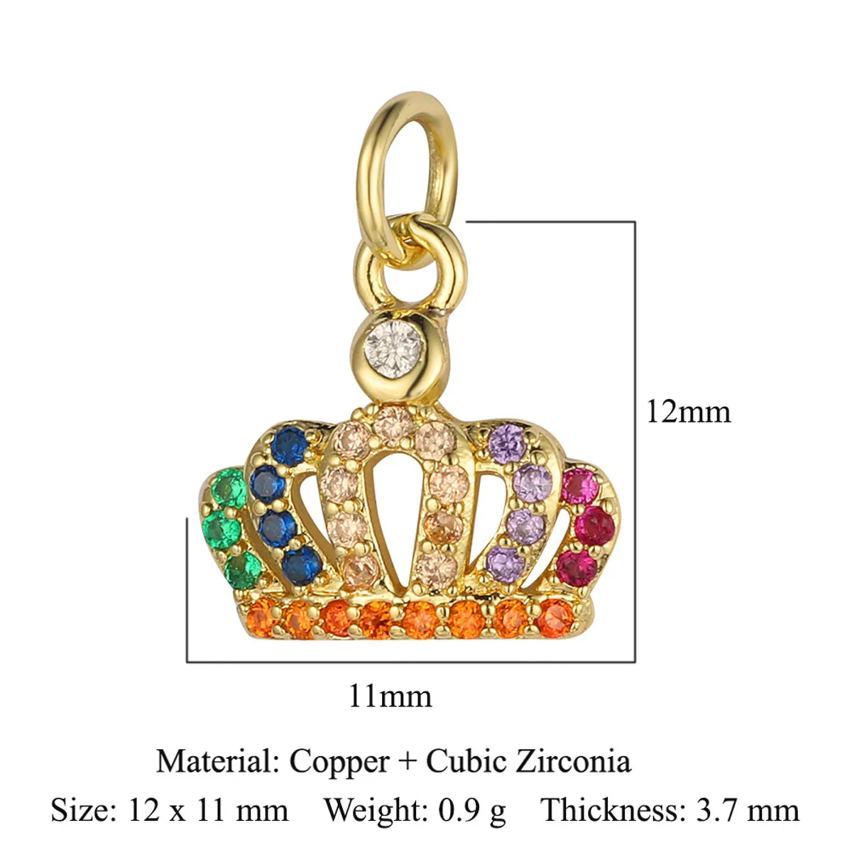 1 Piece Classic Style Cartoon Character Leaves Stainless Steel Plating Inlay Jewelry Accessories